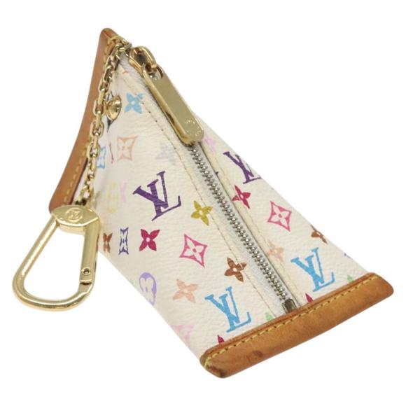 LOUIS VUITTON Monogram Multicolor Berlango Coin Purse White M58028
